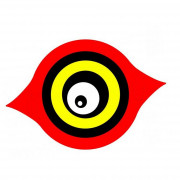 Отпугиватель птиц глаз хищной птицы 23 см красный Отпугиватель птиц глаз хищной птицы 23 см красный