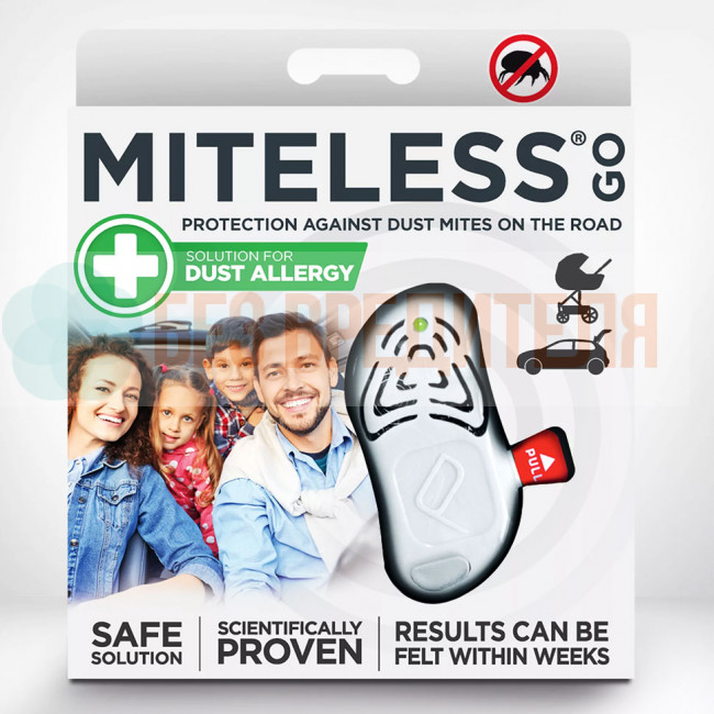 Отпугиватель пылевого клеща MiteLess ультразвуковой Отпугиватель пылевого клеща MiteLess ультразвуковой