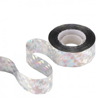 Радужная лента для отпугивания птиц светоотражающая Радужная лента для отпугивания птиц светоотражающая