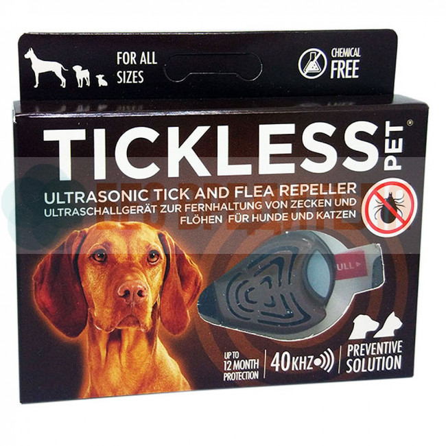 Отпугиватель клещей для собак Tickless Pet коричневый Отпугиватель клещей для собак Tickless Pet коричневый